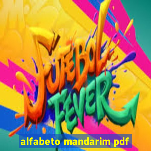 alfabeto mandarim pdf